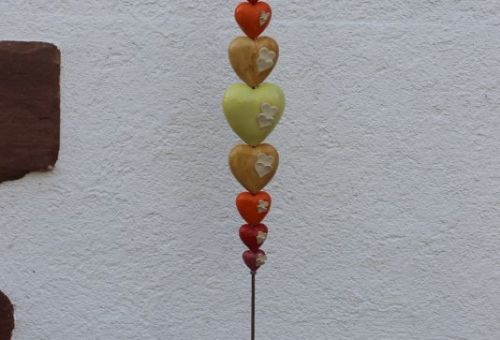 Gartenstele Herz